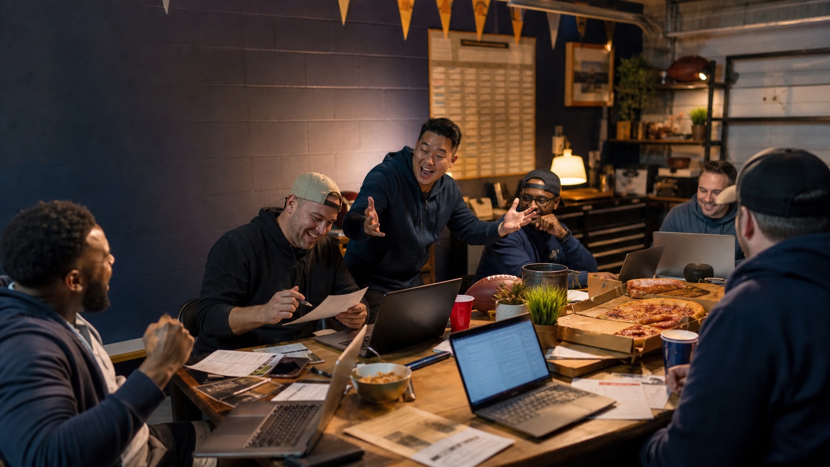 Tony Romo Fan Appreciation League draft room